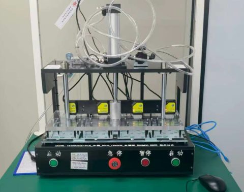 半自动治具烧录方案
